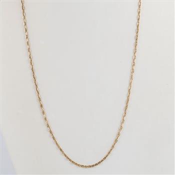 14kt Gold Anchor Chain Link Necklace