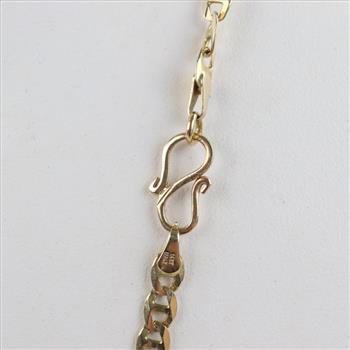 14kt Gold Anchor Chain Necklace