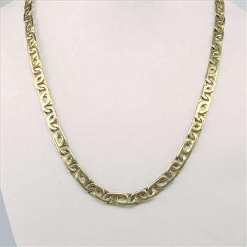 14kt Gold Anchor Link Necklace