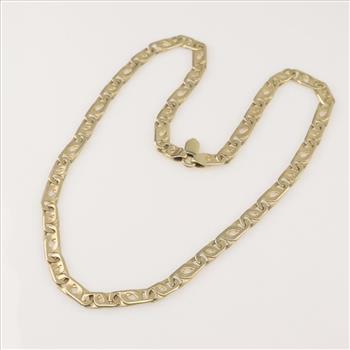 14kt Gold Anchor Link Necklace