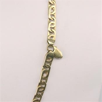 14kt Gold Anchor Link Necklace