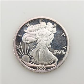 14kt Gold And Fine Silver Double Headed Novelty Magic Trick Coin