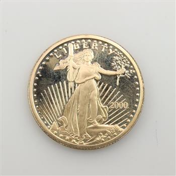 14kt Gold And Fine Silver Double Headed Novelty Magic Trick Coin