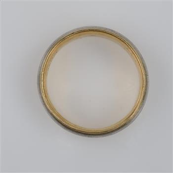 14kt Gold And Platinum Band
