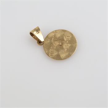 14kt Gold Angel Pendant