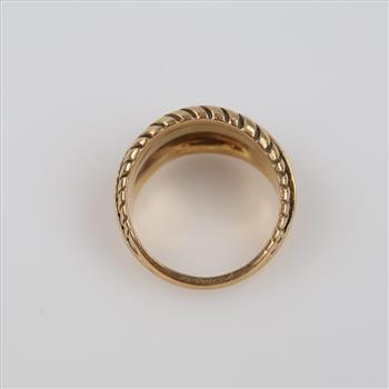 14kt Gold Asymmetrical Ring