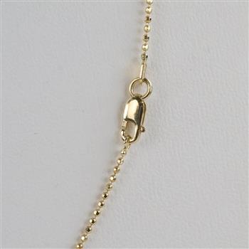 14kt Gold Ball Chain Necklace
