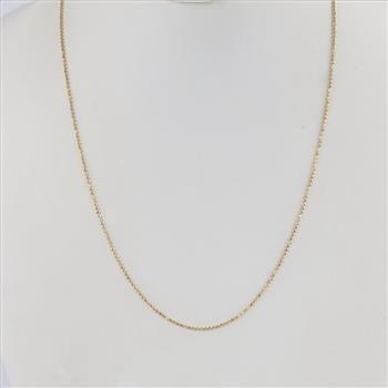 14kt Gold Ball Chain Necklace