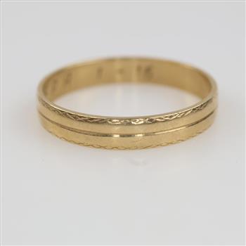 14kt Gold Band