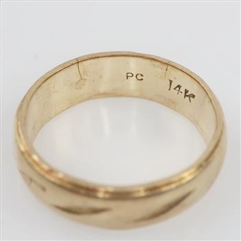 14kt Gold Band