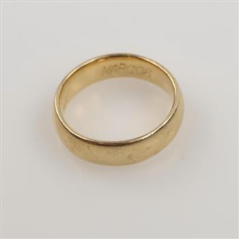 14kt Gold Band Ring