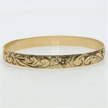 14kt Gold Bangle