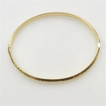 14Kt Gold Bangle Bracelet