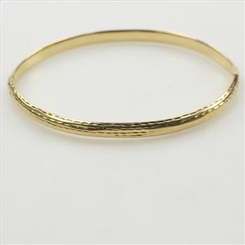 14Kt Gold Bangle Bracelet