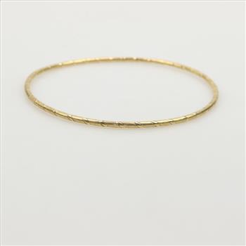14kt Gold Bangle Bracelet