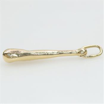 14kt Gold Baseball Bat Pendant