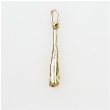 14kt Gold Baseball Bat Pendant