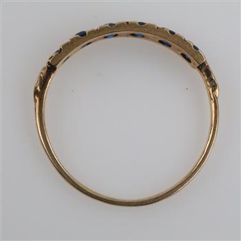 14kt Gold Blue Spinel Stone Ring