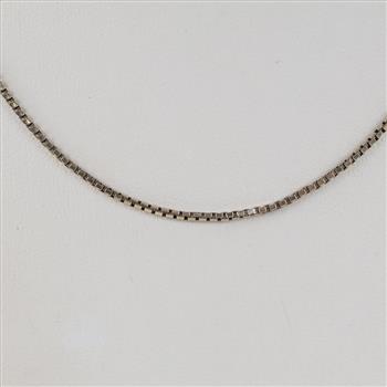 14kt Gold Box Chain Necklace
