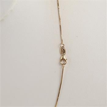 14kt Gold Box Chain Necklace