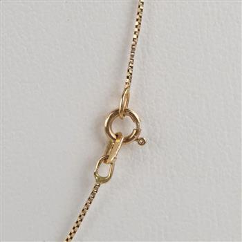 14kt Gold Box Chain Necklace