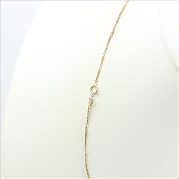 14kt Gold Box Chain Necklace