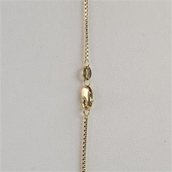 14kt Gold Box Chain Necklace