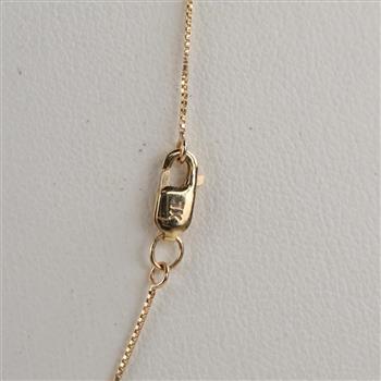 14kt Gold Box Chain Necklace