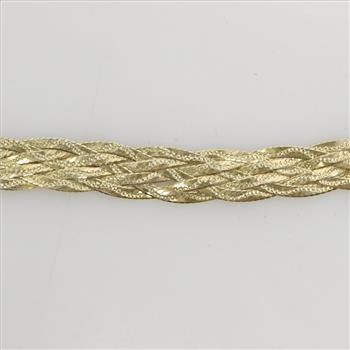 14kt Gold Braided Bracelet
