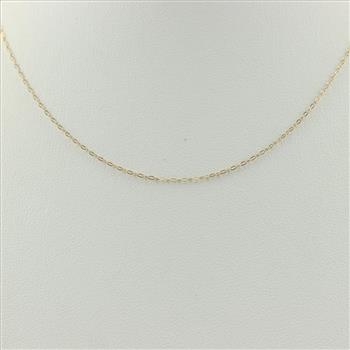 14kt Gold Cable Chain Necklace