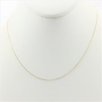 14kt Gold Cable Chain Necklace