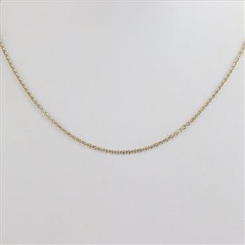 14kt Gold Cable Chain Necklace