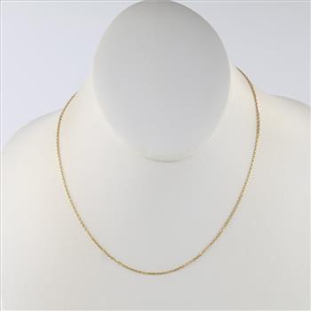 14kt Gold Cable Chain Necklace