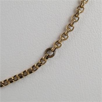 14kt Gold Cable Chain Necklace