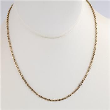 14kt Gold Cable Chain Necklace