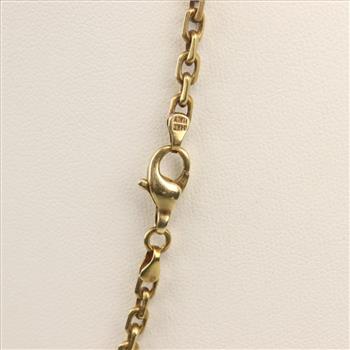 14kt Gold Cable Chain Necklace