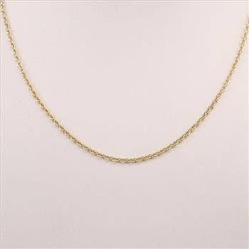 14kt Gold Cable Link Necklace
