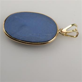 14kt Gold Cameo Pendant