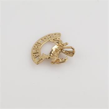 14kt Gold Capricorn Pendant