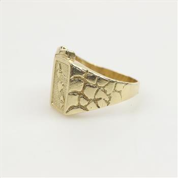 14kt Gold Card Deck Ring
