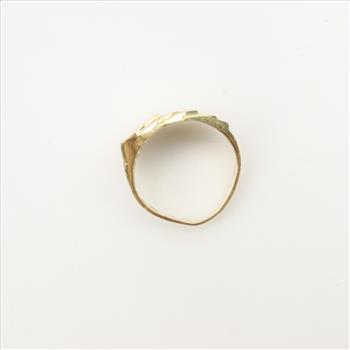 14kt Gold Card Deck Ring