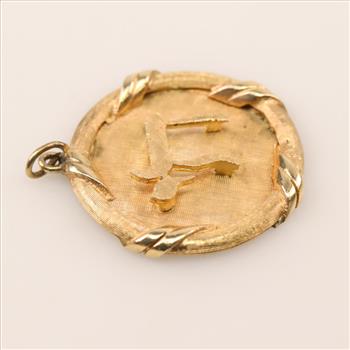 14kt Gold Chai Pendant