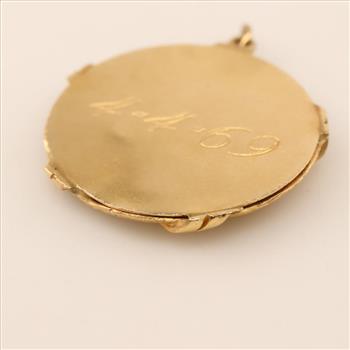 14kt Gold Chai Pendant
