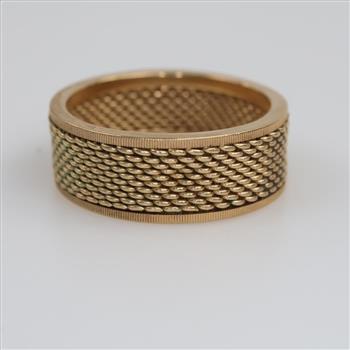 14kt Gold Chain Link Band