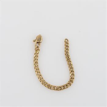 14kt Gold Chain Piece And Clasp