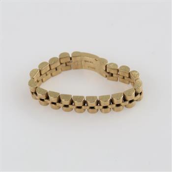 14kt Gold Chain Style Band