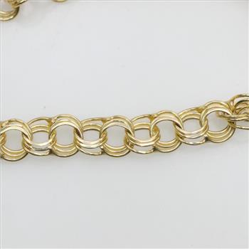 14kt Gold Charm Bracelet