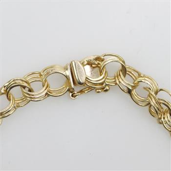 14kt Gold Charm Bracelet