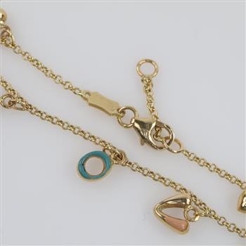 14kt Gold Charm Bracelet