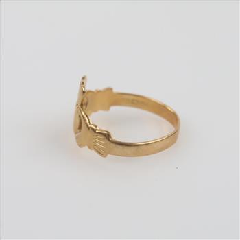 14kt Gold Claddagh Ring